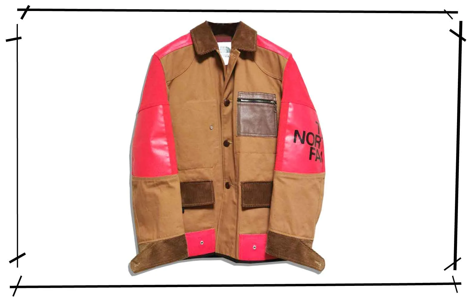 Junyawatanabe MAN X The Northface Duffle bag Reconstructed Coverall JAcket 2017AW WT-J110