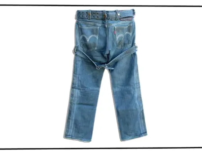 Levi's RED SUPER STRAIGHT: DEVIANT SKIN Bondage Low Rise Slim 2005SS