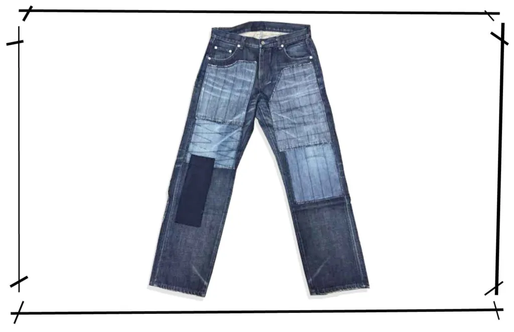 NEIGHBORHOOD patchwork denim pants DCNH-PT-W11