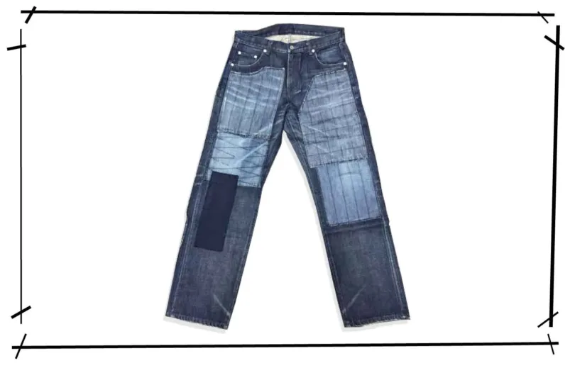 NEIGHBORHOOD patchwork denim pants DCNH-PT-W11