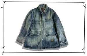 Neighborhood Denim Coverall Jacket 192XBNH-JKM01S Savage Coverall c-Jkt