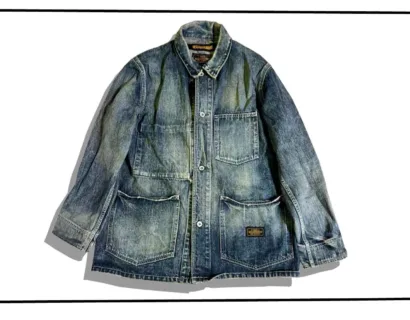 Neighborhood Denim Coverall Jacket 192XBNH-JKM01S Savage Coverall c-Jkt