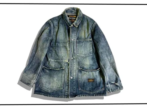 Neighborhood Denim Coverall Jacket 192XBNH-JKM01S Savage Coverall c-Jkt