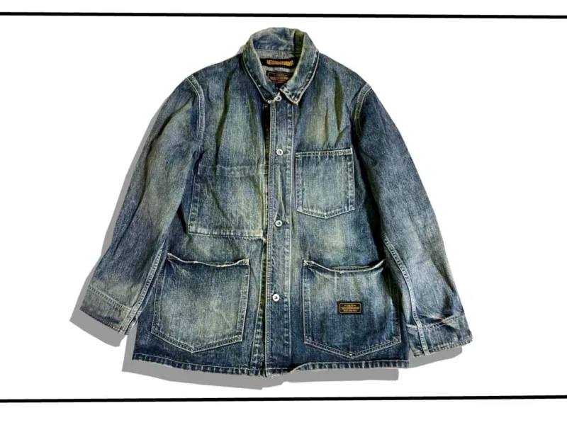 Neighborhood Denim Coverall Jacket 192XBNH-JKM01S Savage Coverall c-Jkt