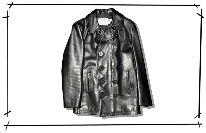 Schott Leather Pea JAcket U.S 740N