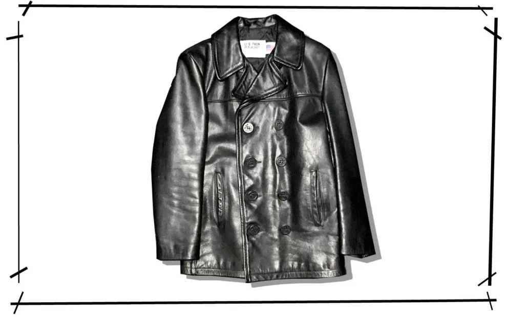 Schott Leather Pea JAcket U.S 740N