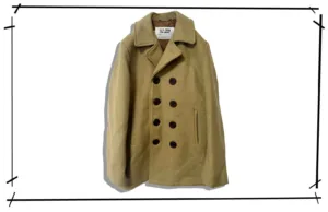 Schott U.S. 740N Pea Jacket Khak