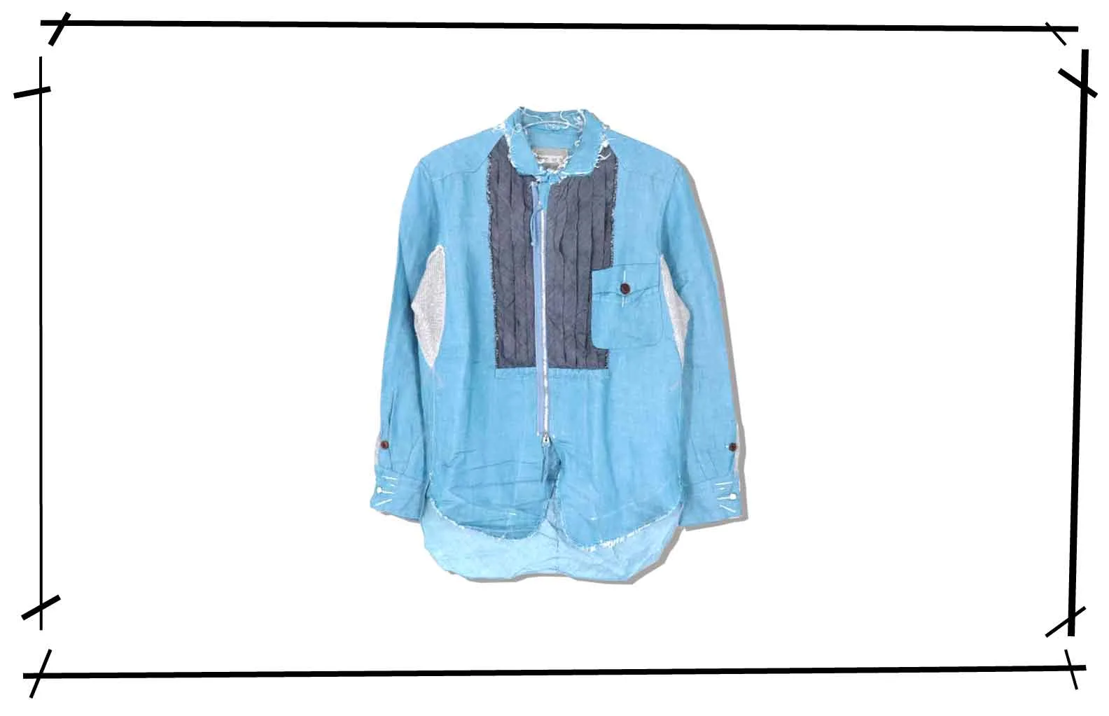 TAKAHIRO MIYASHITA The Soloist. ZIPUP LINEN SHIRT