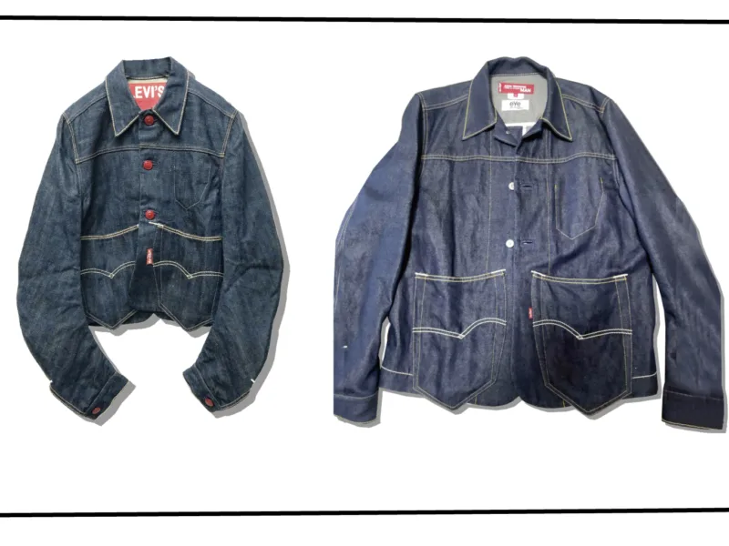 eYe Junyawatanabe MAN X Levi's Red Guy's Bow Denim Jacket