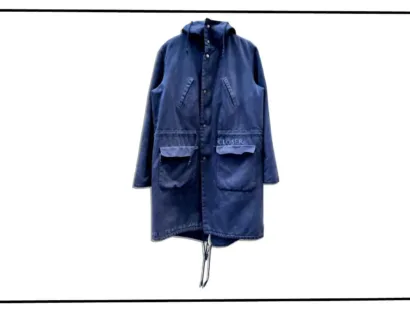 rafsimons mods coat 2003AW midnight blue