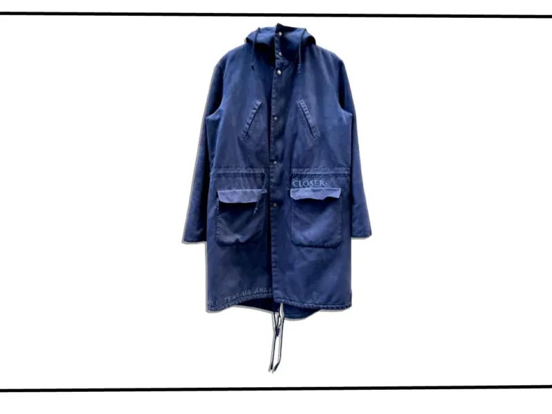 rafsimons mods coat 2003AW midnight blue