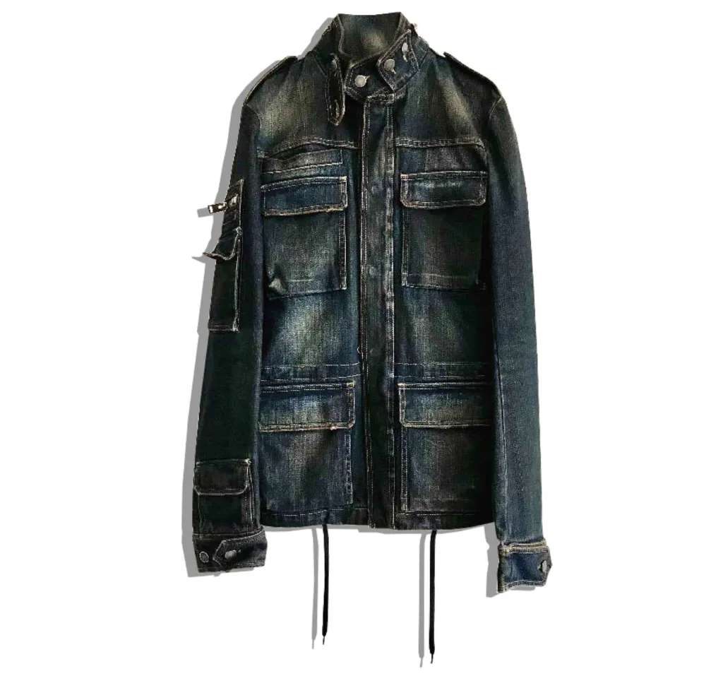 DiorHomme M-65 Denim Field Jacket Prototype 2005SS Front