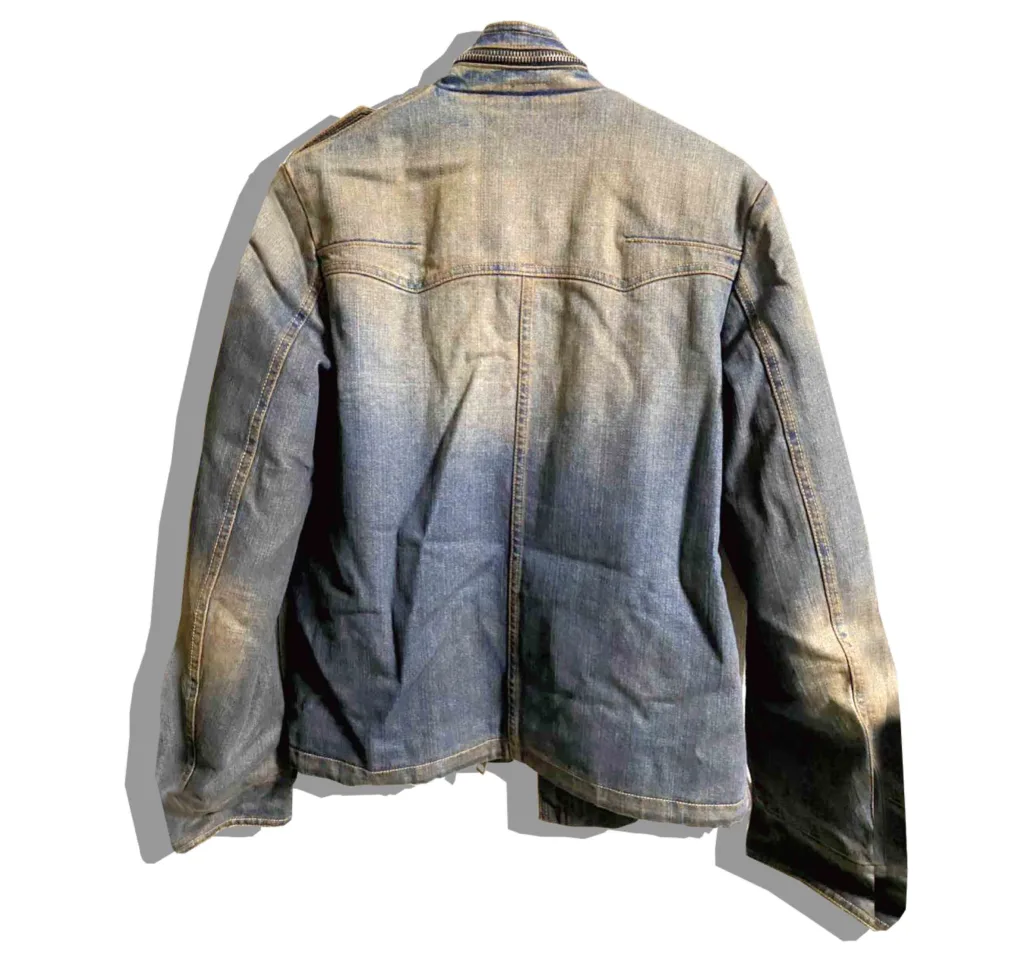 DiorHomme M-65 RED LUST Denim Field JAcket 2005AW Back