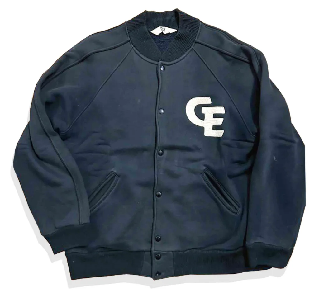 Good Enough sweat stadium Jacket Black Front