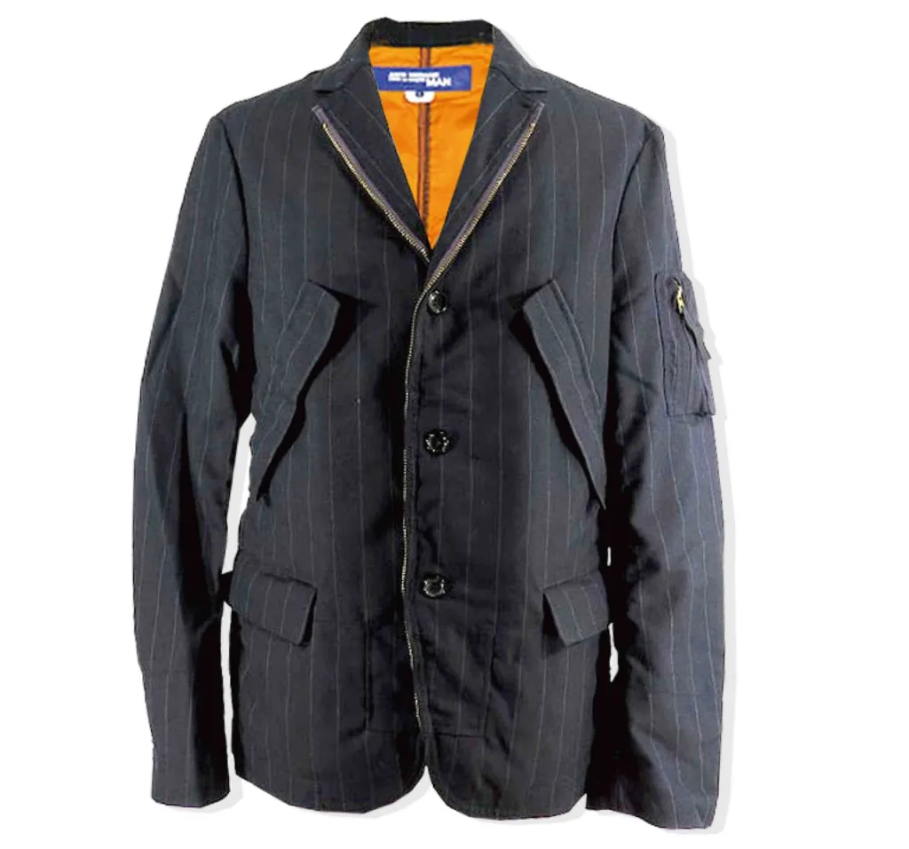 JUNYA WATANABE MAN 3BUTTON ZIPUP Tailored Jacket WR-J019 2006 Front