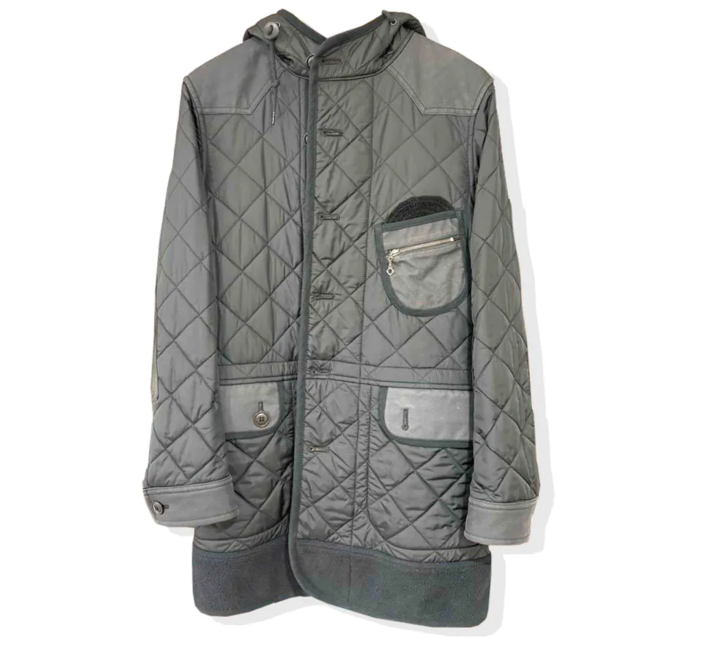 Junyawatanabe MAN Quilting Hood Coat 2014AW Front