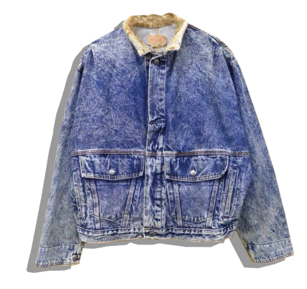 LEvis 75073-0227 DEnim JAcket 1980s Front