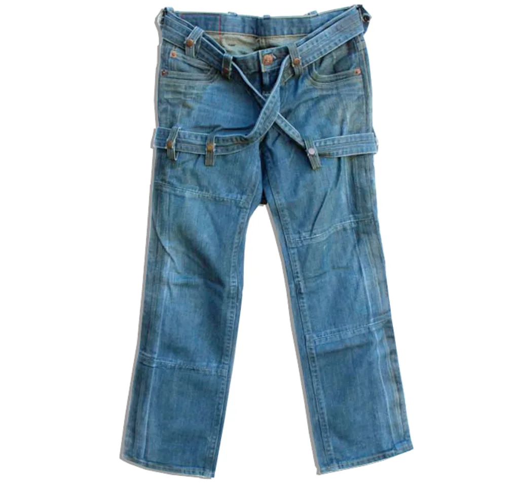 Levi's RED SUPER STRAIGHT: DEVIANT SKIN Bondage Low Rise Slim 2005SS Front