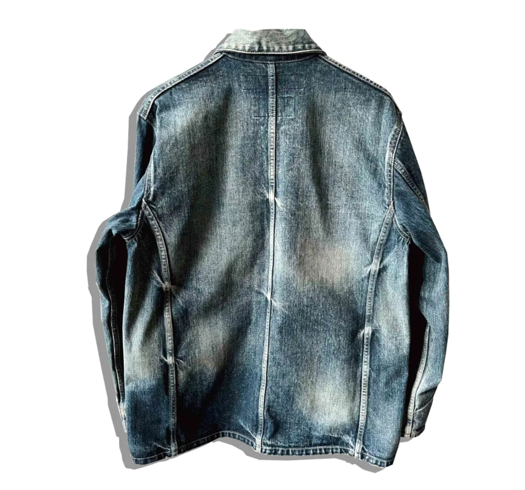 Neighborhood Denim Coverall Jacket 192XBNH-JKM01S Savage Coverall c-Jkt Back