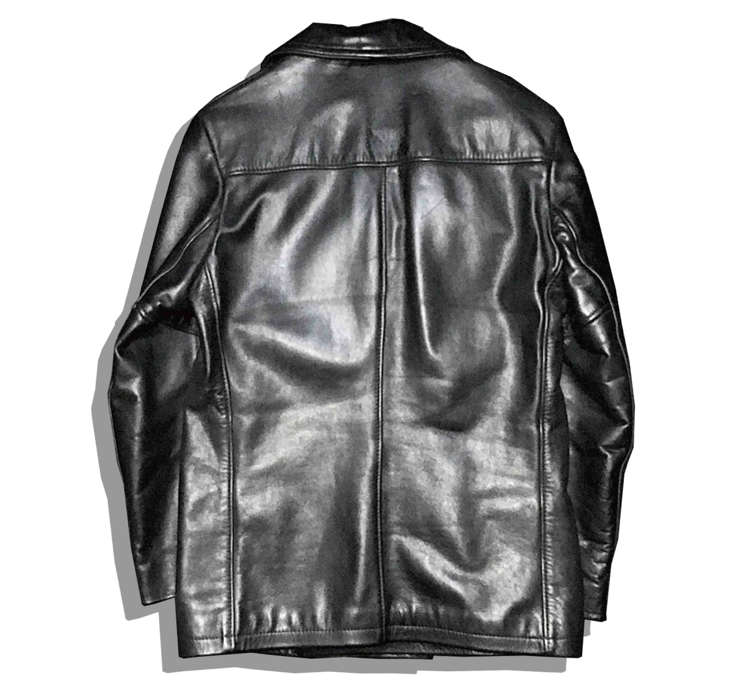 Schott Leather Pea JAcket U.S 740N Back