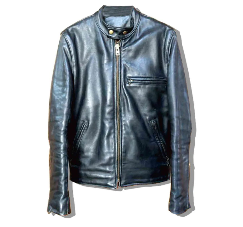 VANSON Type B Single Leather Rider JAcket 1980s Front