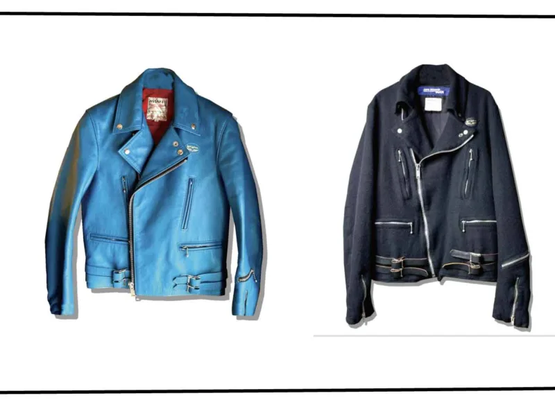 JUNYAWATANABE MAN X LEWIS LEATHERS Lightning Jacket Double Rider Jacket Series 003