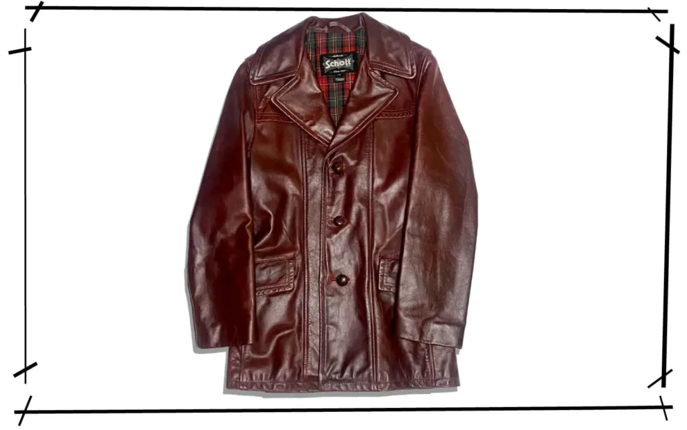Schott 645 Car coat brown
