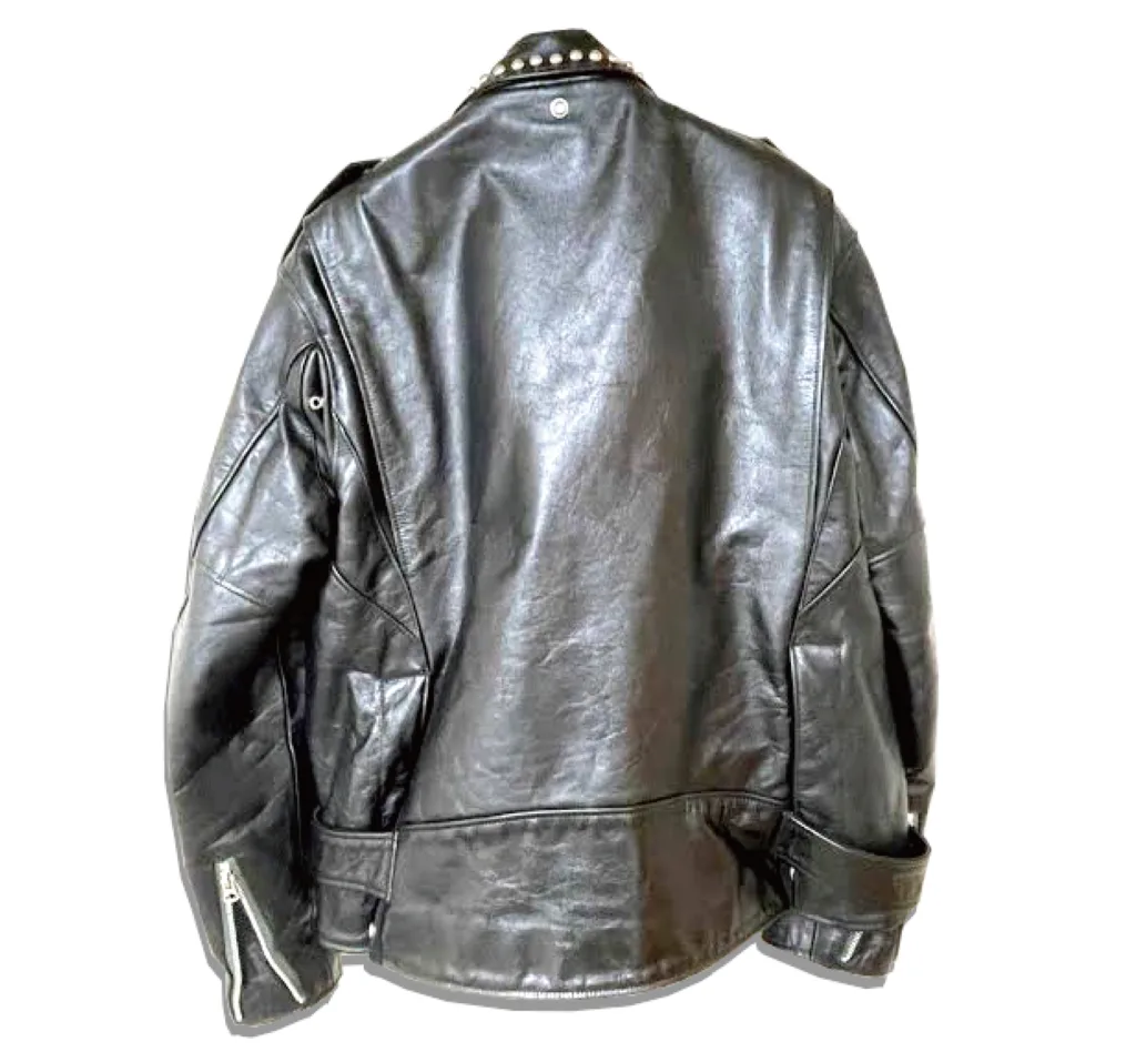 Sacai x Schott Double Rider Jacket Back