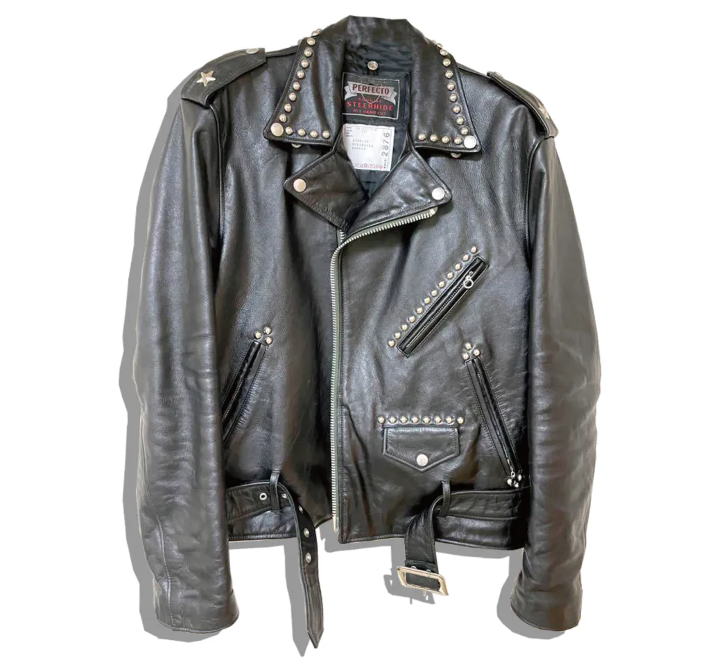 Sacai x Schott Double Rider Jacket Front