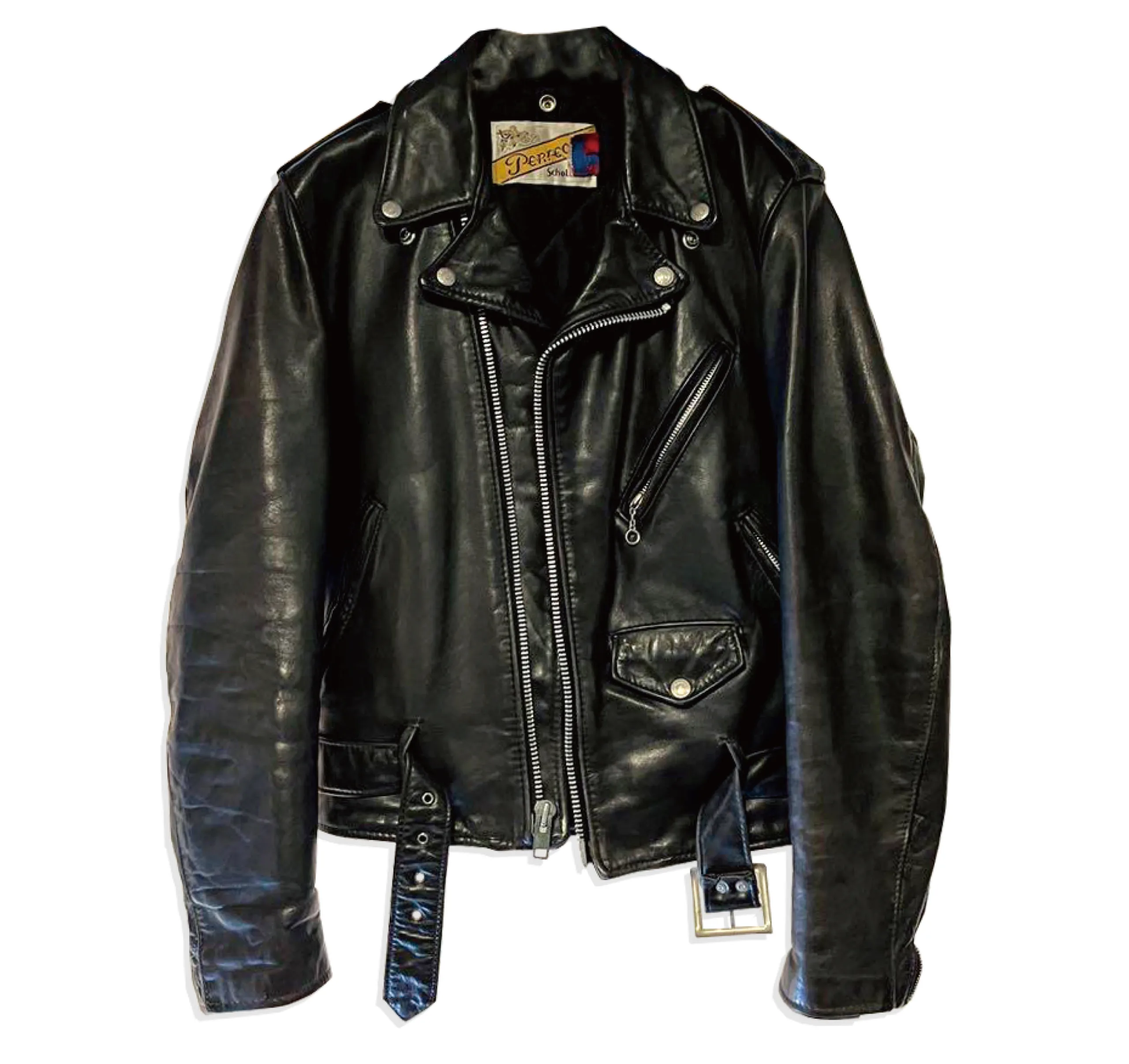 Schott 118 double rider Jacket Front