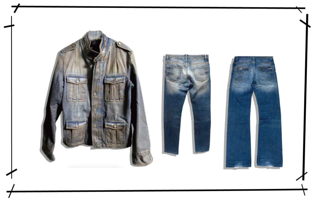 Dior Homme Red rust Denim Series 001