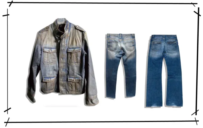 Dior Homme Red rust Denim Series 001