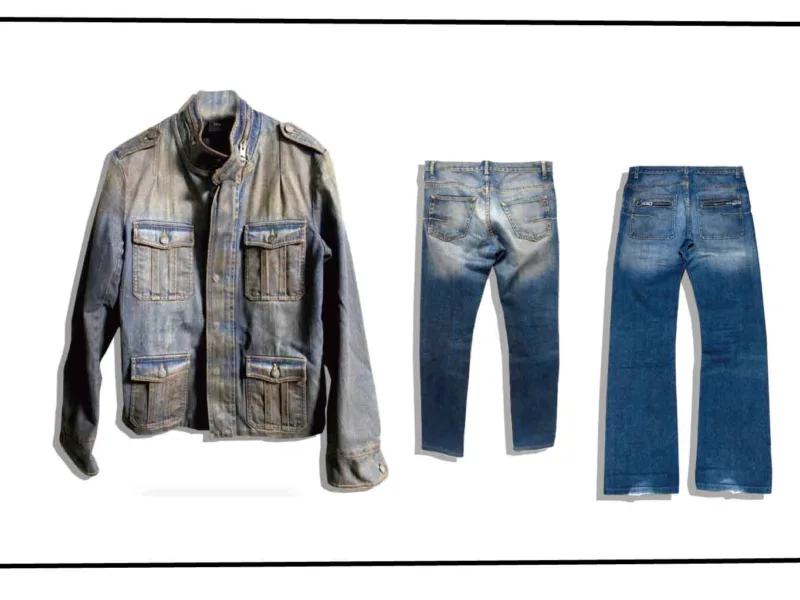 Dior Homme Red rust Denim Series 001