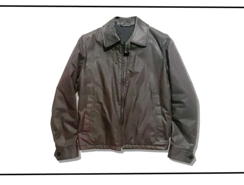 Maison Martin Margiela Leather Collor Coating JAcket Black