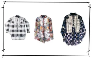 NAVYFACTORYLAB KANGWOOK KIL 2016 Spring Summer Origami Patchwork Shirt Jacket Series 002