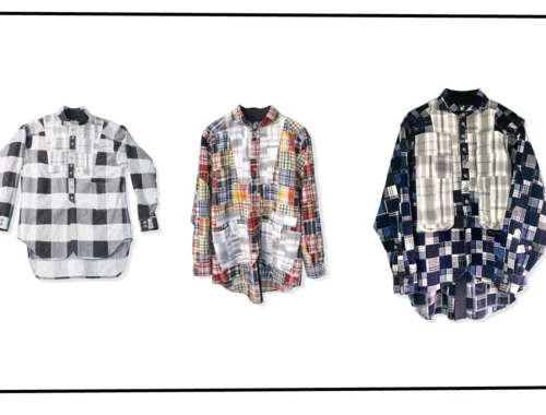 NAVYFACTORYLAB KANGWOOK KIL 2016 Spring Summer Origami Patchwork Shirt Jacket Series 002