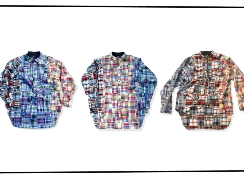 NAVYFACTORYLAB KANGWOOK KIL Reconstructed Patchwork Shirt Jacket Series 001 2016 Spring Summer