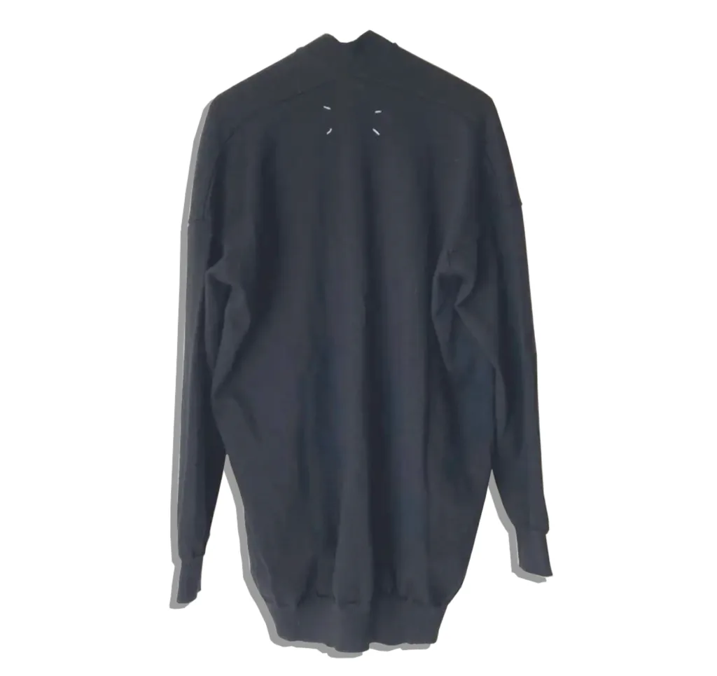 Maison Martin Margiela Artisanal Cardigan Black 1998AW Back