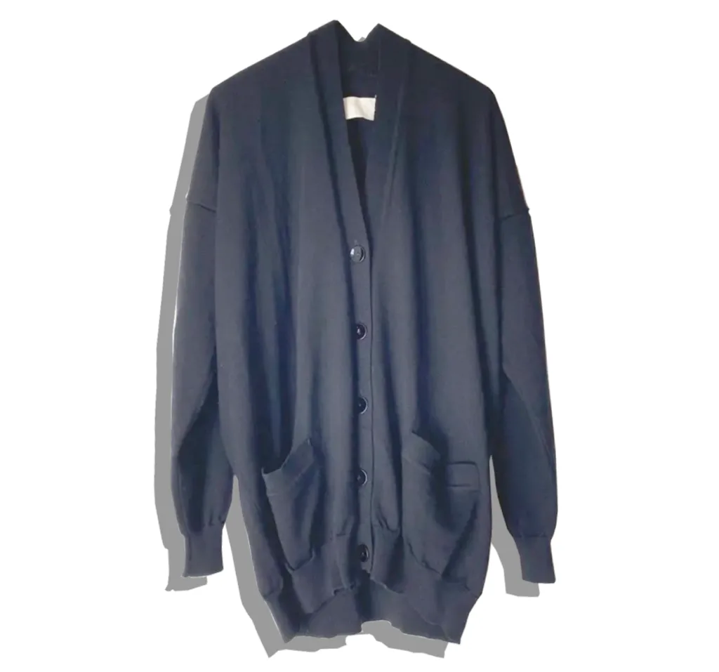 Maison Martin Margiela Artisanal Cardigan Black 1998AW Front