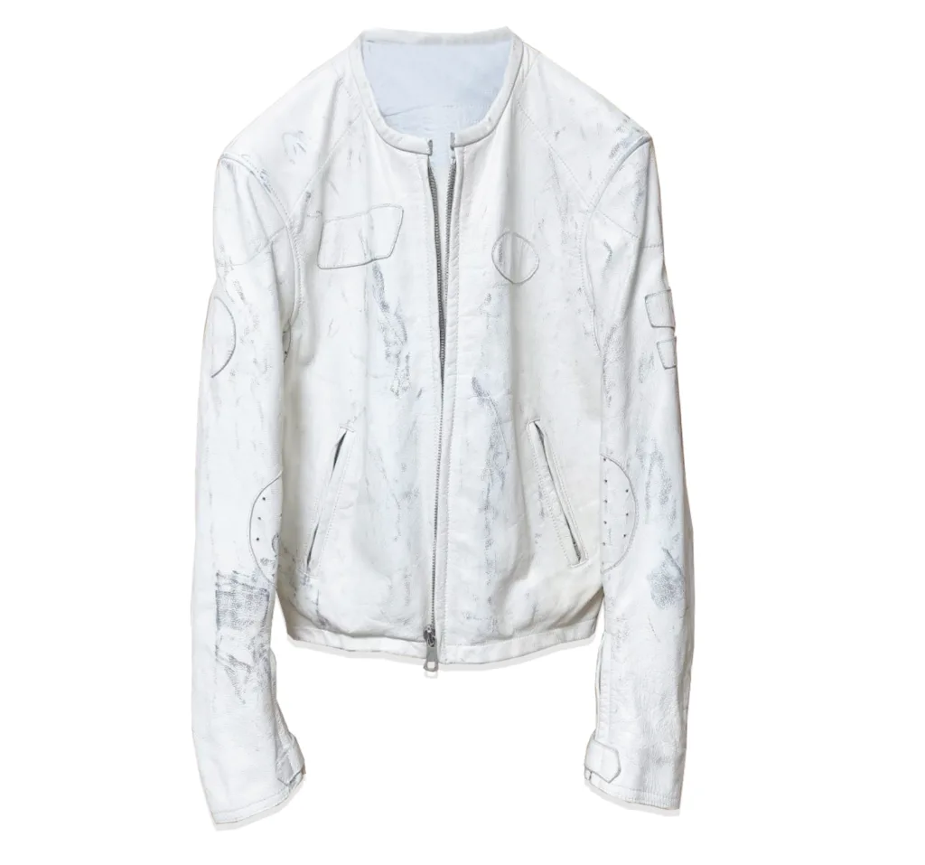 Maison Martin Margiela Artisanal RiderJacket White 2002SS Front