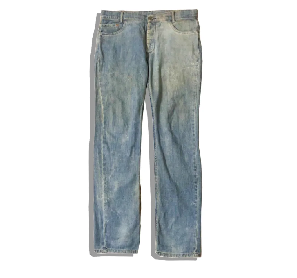 Maison Martin Margiela Coating Denim PAnts 2007AW Front