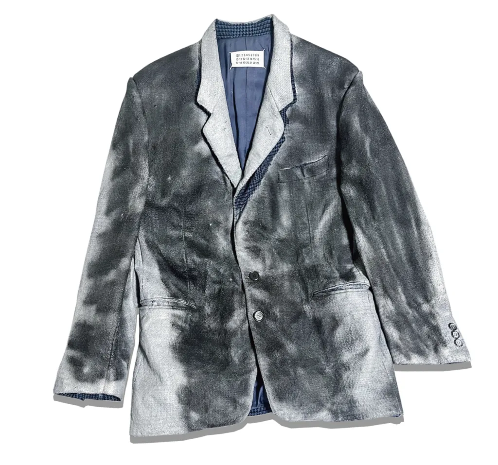 Maison Martin Margiela Military Painted Tailored JAcket Artisanal 1999SS Doll Front