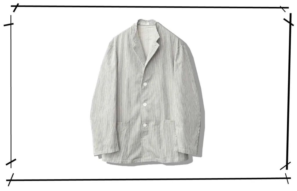 Italian NAVY Cook Jacket Hickory