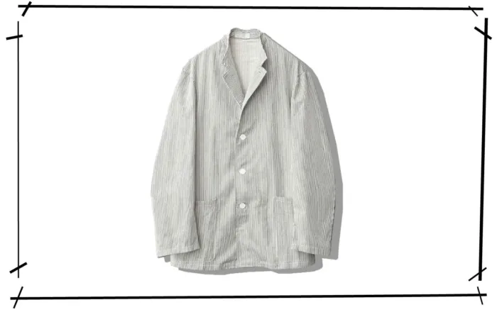 Italian NAVY Cook Jacket Hickory