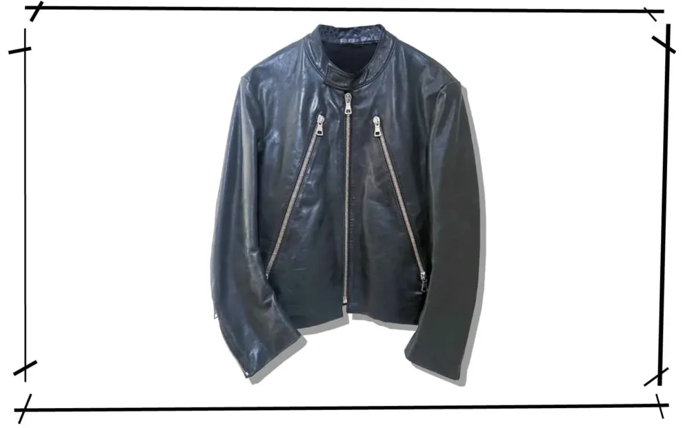 Maison Martin Margiela 5 Zip Single Rider JAcket 2000AW