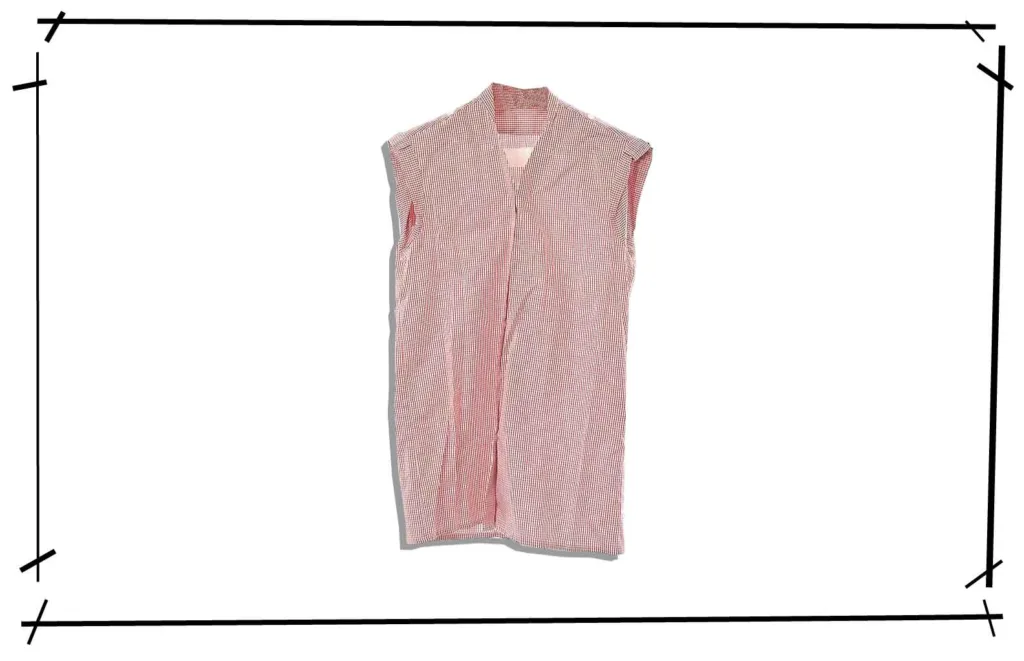 Maison Martin Margiela Artisanal Folding Gingham Check Shirt 2001SS