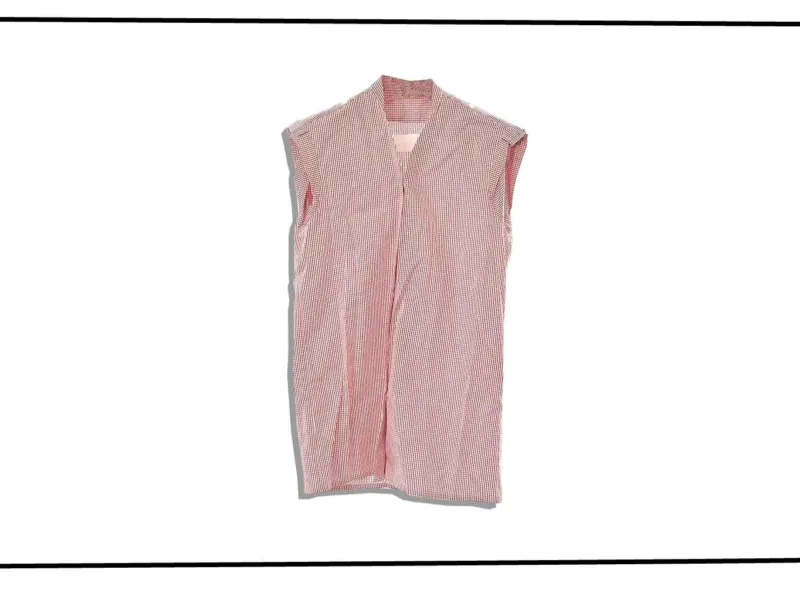 Maison Martin Margiela Artisanal Folding Gingham Check Shirt 2001SS