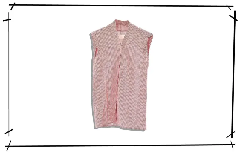 Maison Martin Margiela Artisanal Folding Gingham Check Shirt 2001SS