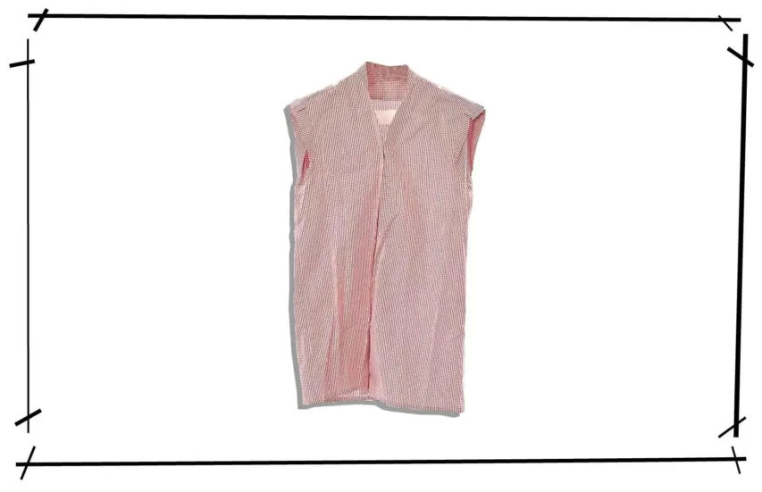 Maison Martin Margiela Artisanal Folding Gingham Check Shirt 2001SS