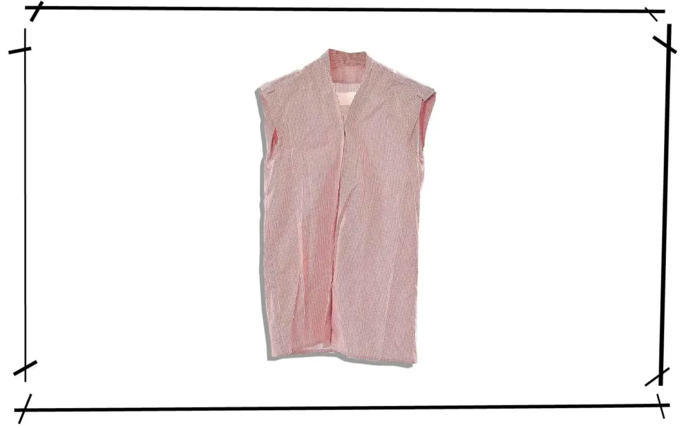 Maison Martin Margiela Artisanal Folding Gingham Check Shirt 2001SS